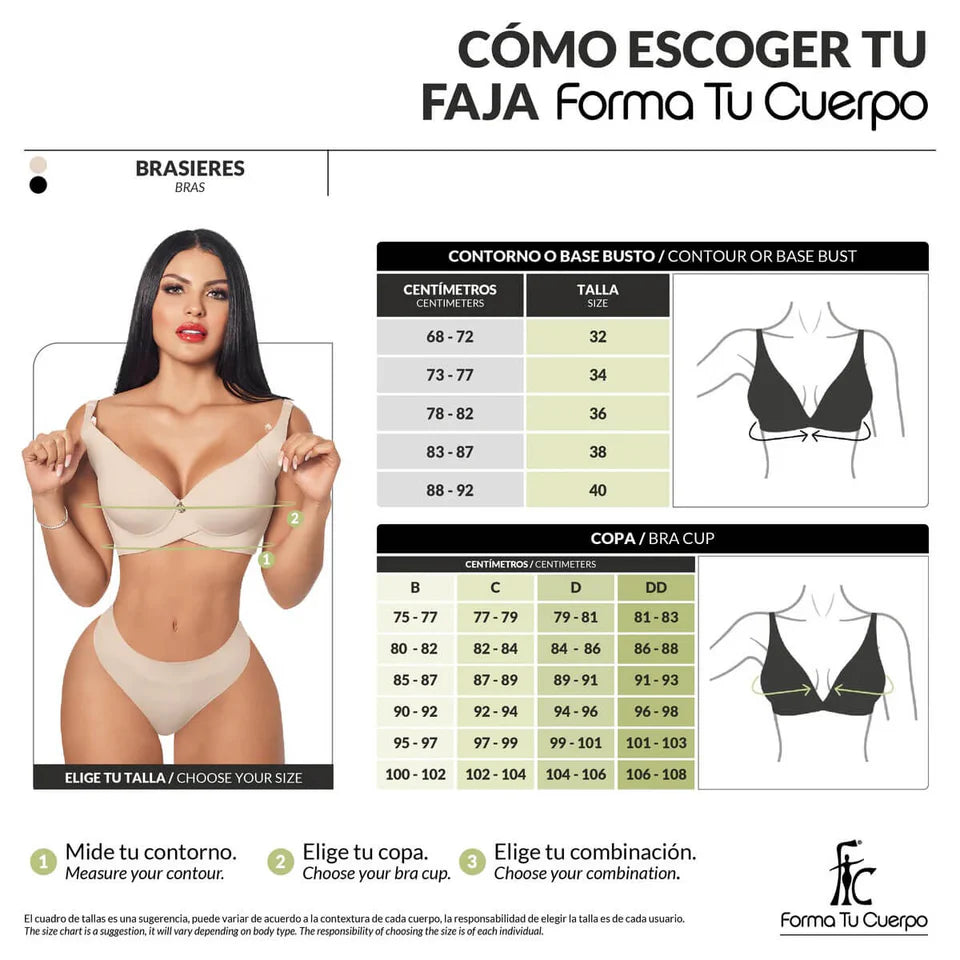MAGIC BRA BEIGE, BRASIER DE CONTROL (REF A-101)