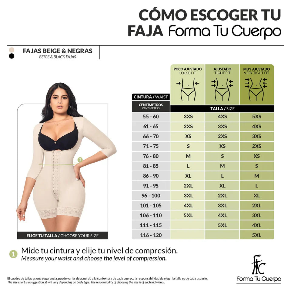 FAJA RELOJ DE ARENA REALCE DE GLUTEOS ALTA COMPRESION (Ref. O-015 )