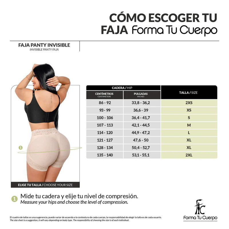 Panty Faja cachetero (REF. O-170)