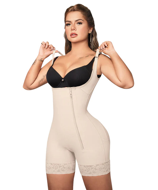 FAJA MOLDEADORA SHORT ALTA COMPRESION BEIGE  (Ref. O-010 )