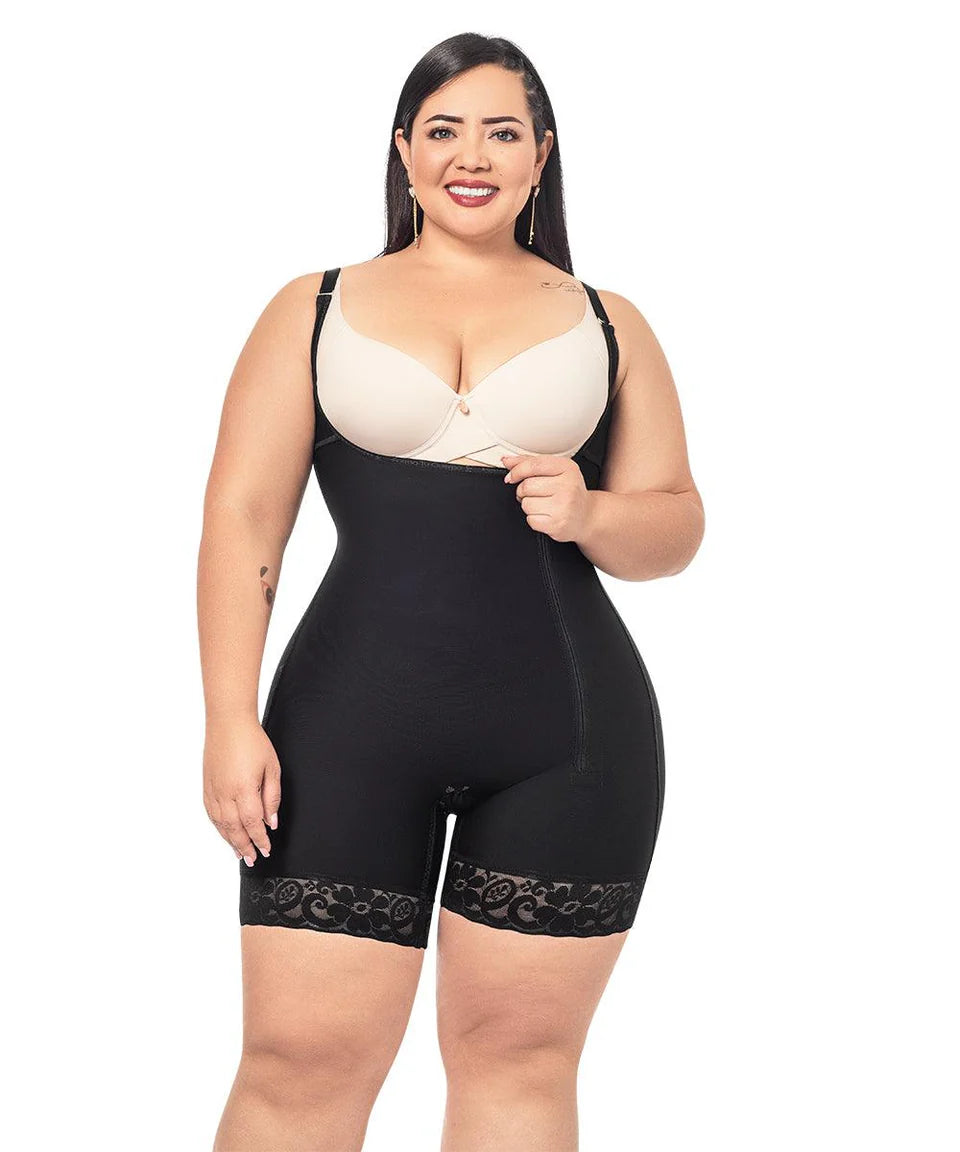 FAJA MOLDEADORA SHORT ALTA COMPRESION NEGRA (Ref. O-016 )