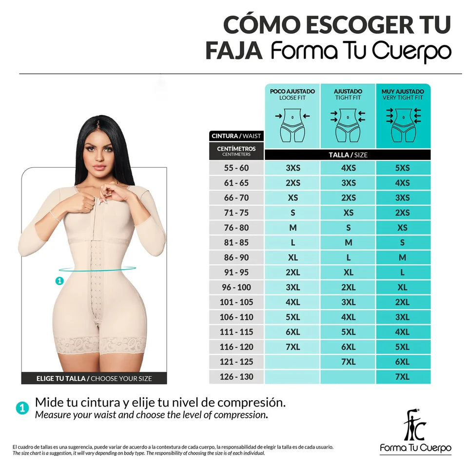FAJA RELOJ DE ARENA CON BRASIER INCLUIDO ALTA COMPRESION ( Ref. O-093 )