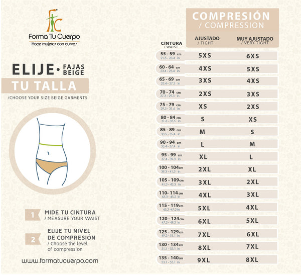 Faja completa uso Post Quirúrgico, Full Body Shaper with Bra (Ref. O-103 )